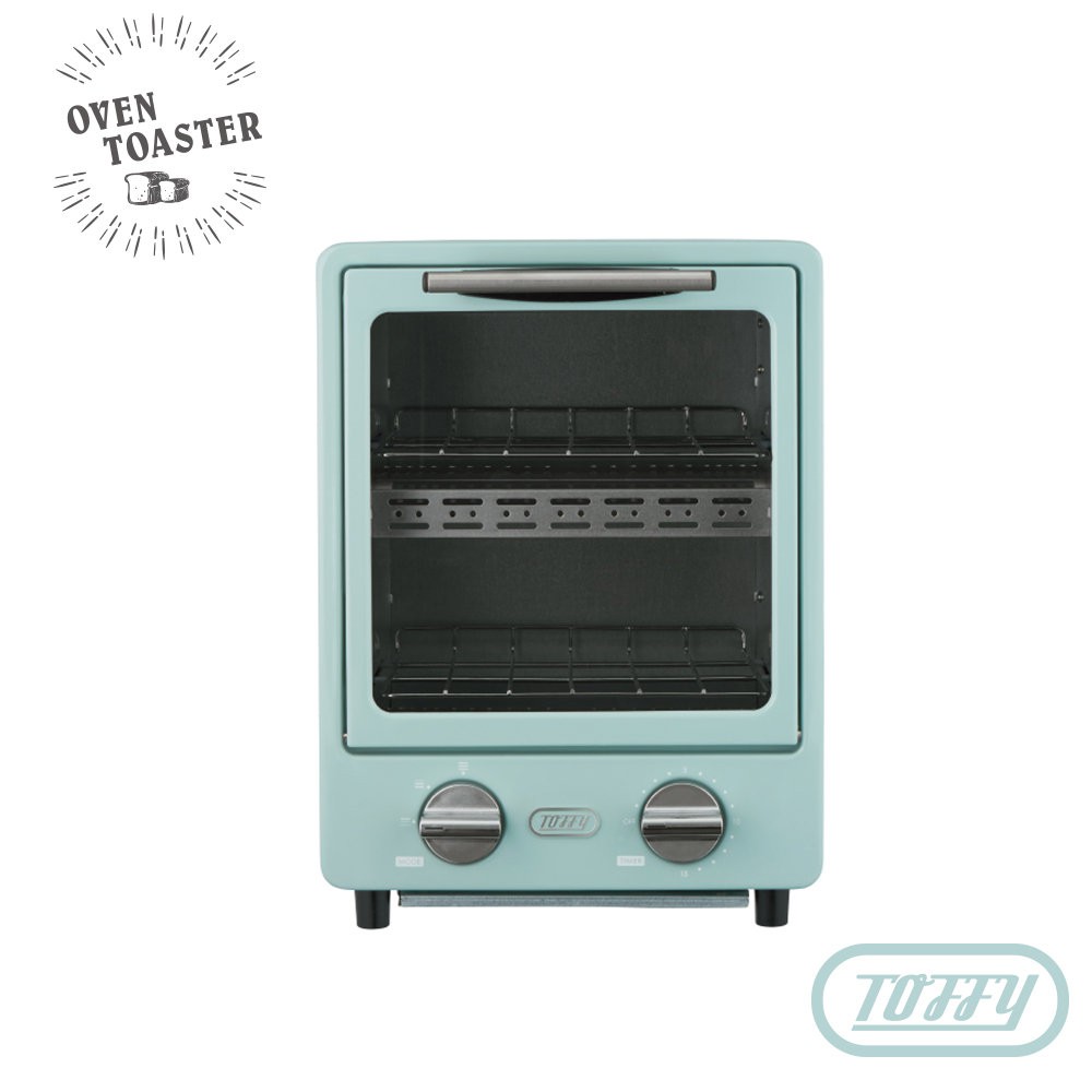 日本Toffy 烤麵包機 馬卡龍綠K-TS1 附中文食譜 公司貨一年保固 復古 電烤箱 另有馬卡龍粉
