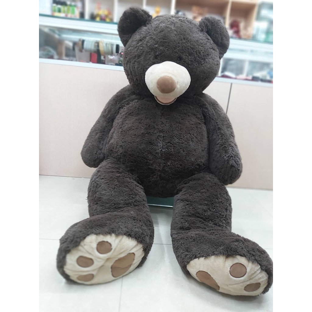 可愛泰迪熊娃娃巨大熊毛熊熊玩偶約高140手展110厚38---65100040554