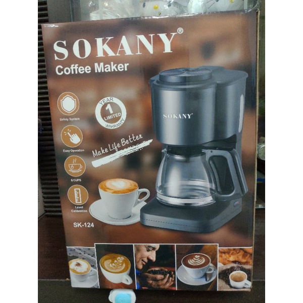 快速出貨  SOKANY SK-124 咖啡機$379