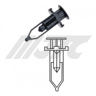 【YOYO汽車工具】JTC-RD27 車用 塑膠扣 (100PCS) / TOYOTA 保桿 / 汽車用 塑膠粒