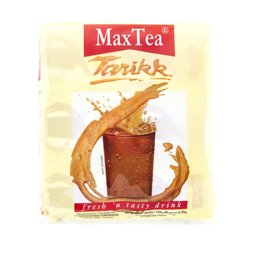 印尼MaxTea即溶奶茶包25gx30