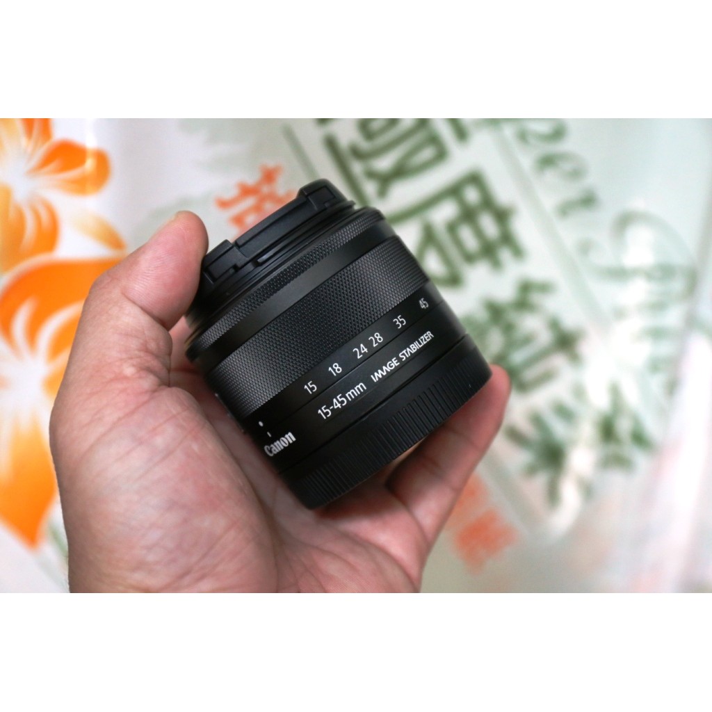 canon 15-45mm IS stm 鏡頭 ( EOS M M2 M3 M5 M6 M50 M10 M100 )