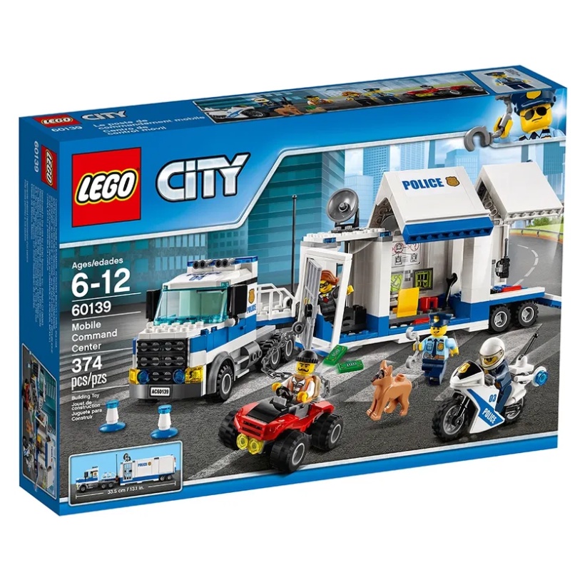 二手 樂高 Lego 60139 city 城市系列 警察抓小偷 歹路母湯走 現貨 city警察移動指揮中心