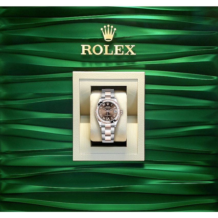 ROLEX勞278341RBR-Oyster Perpetual Datejust 31腕錶永恒玫瑰金及蠔式鋼款