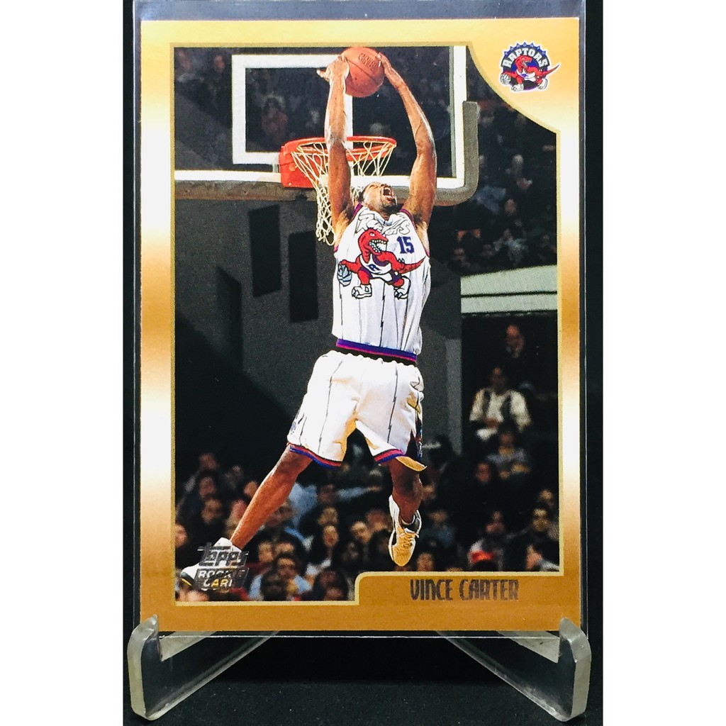 VINCE CARTER 新人卡 NBA 籃球卡 RC 1999-00 TOPPS #199 暴龍隊 加拿大飛人