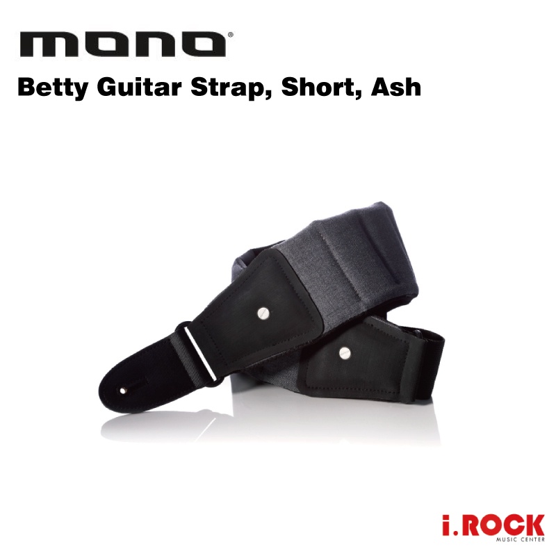 MONO M80 Betty系列 減壓 灰色 短版 背帶 吉他背帶【i.ROCK 愛樂客樂器】