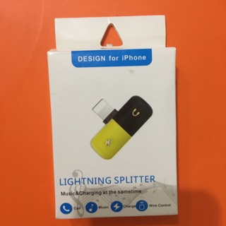 iphone使用 轉接頭 Lightning Splitter 充電器