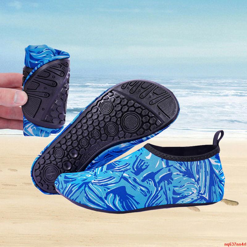 熱銷-范范百貨-夏季沙灘鞋浮潛鞋襪潛水裝備沙灘襪防滑速干涉水鞋游泳潛水鞋軟底