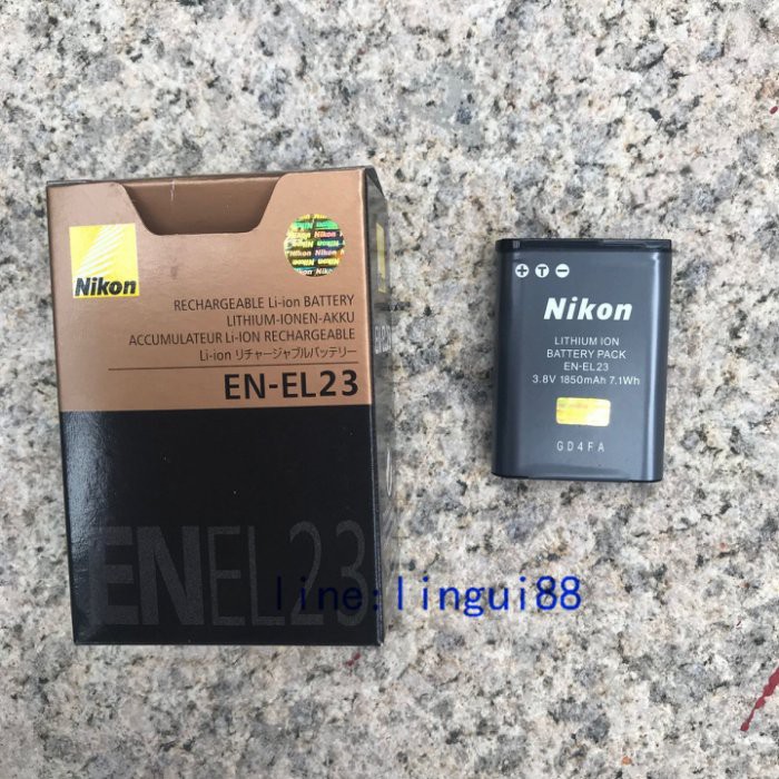 【攝影達人】全新尼康Nikon EN-EL23原廠電池MH-67P充電器電池P600 P610S S810C P900s
