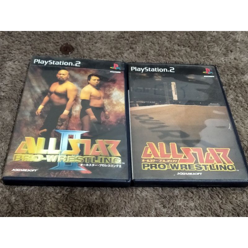 PS2 全明星職業摔角 1 2 All Star Pro Wrestling 日版