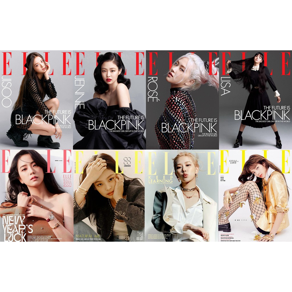 BLACKPINK 滑鼠墊 ELLE 雜誌『 2021 [THE SHOW] LIVE CD 』簽名 官方 周邊