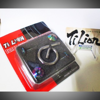 Ti Lion固定型車牌螺絲-傘型
