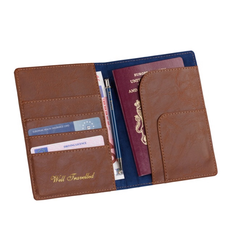 TED BAKER 護照套+筆記本 附筆和紙袋