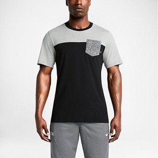 二手 AIR JORDAN POCKET TEE 爆裂紋 短袖T恤 黑灰 M 678099-010