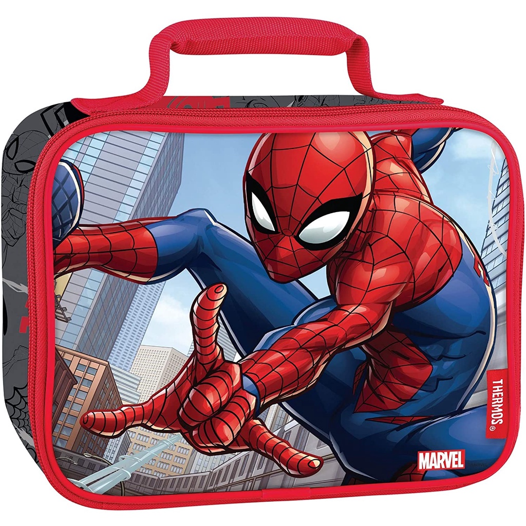 👍正版空運👍美國專櫃 Spiderman  蜘蛛人 便當袋 包包 餐袋 Thermos 膳魔師