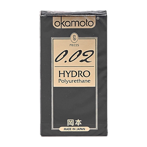 日本 okamoto 岡本 0.02 HYDRO衛生套(6入)【小三美日】保險套 D702319