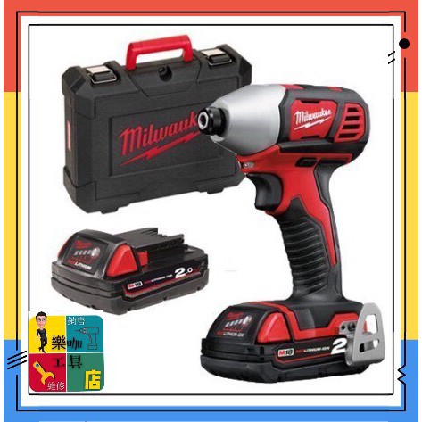 【 樂咖工具店 】附發票~  Milwaukee美沃奇  M18 BID-202C 18V 鋰電衝擊起子  (整組價)