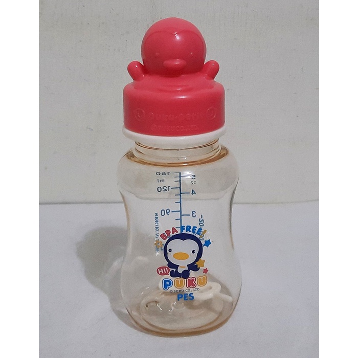 PUKU 藍色企鵝 PES 標準奶瓶/葫蘆奶瓶(粉紅)150ml