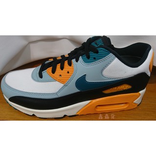 2019 十月 NIKE AIR MAX 90 ESSENTIAL 運動鞋 慢跑鞋 藍黑黃 AJ1285-110