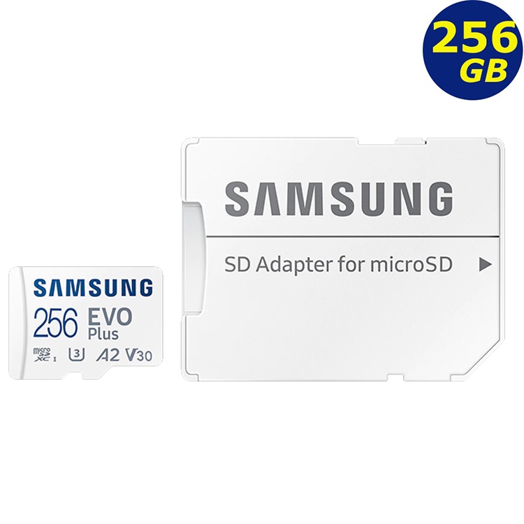 SAMSUNG 256G 256GB microSDXC evo plus U3 A2 MB-MC256KA 三星記憶卡