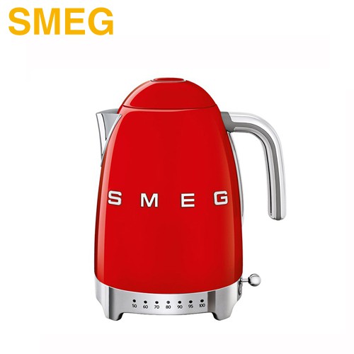 義大利 SMEG ( KLF04RDUS ) 復古美學控溫式電熱水壺-媚惑紅 -原廠公司貨