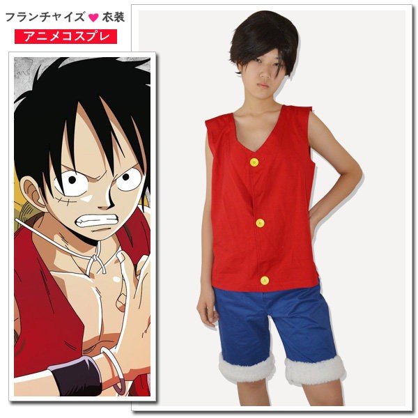 魯夫上衣褲子帽子動漫周邊cos Cosplay 海賊王航海王one Piece 蝦皮購物