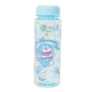 花見雜貨~日本進口全新正版Doraemon哆啦a夢小叮噹 塑膠 透明 水瓶 水壺 冷水瓶 冷水壺 隨身瓶 500ML
