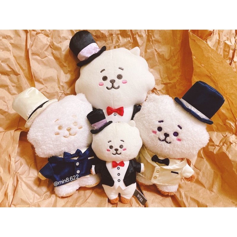 【現貨】BT21 日本 娃衣 閃光 領帶 禮服 高帽 冬日雪白 塔頓系列  BTS RJ TATA CHIMMY