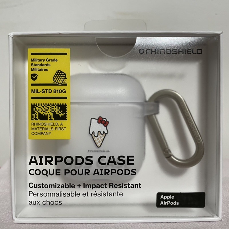 犀牛盾－Airpods Pro／AirPods聯名設計款保護套 Hello Kitty