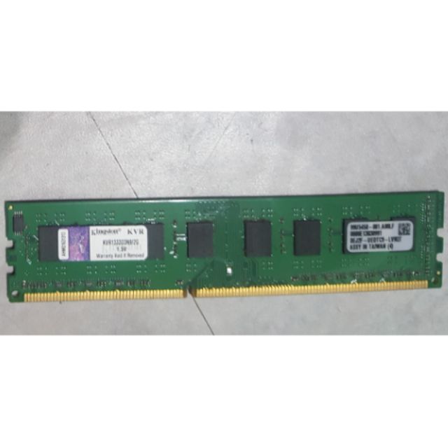金士頓 記憶體 DDR3 1333 2G 雙面顆粒 終身保固