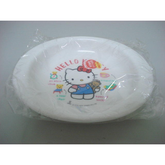 ＜采芳小舖＞Hello Kitty,凱蒂貓,Sanrio,三麗鷗,1989 美耐皿盤1(餐盤)