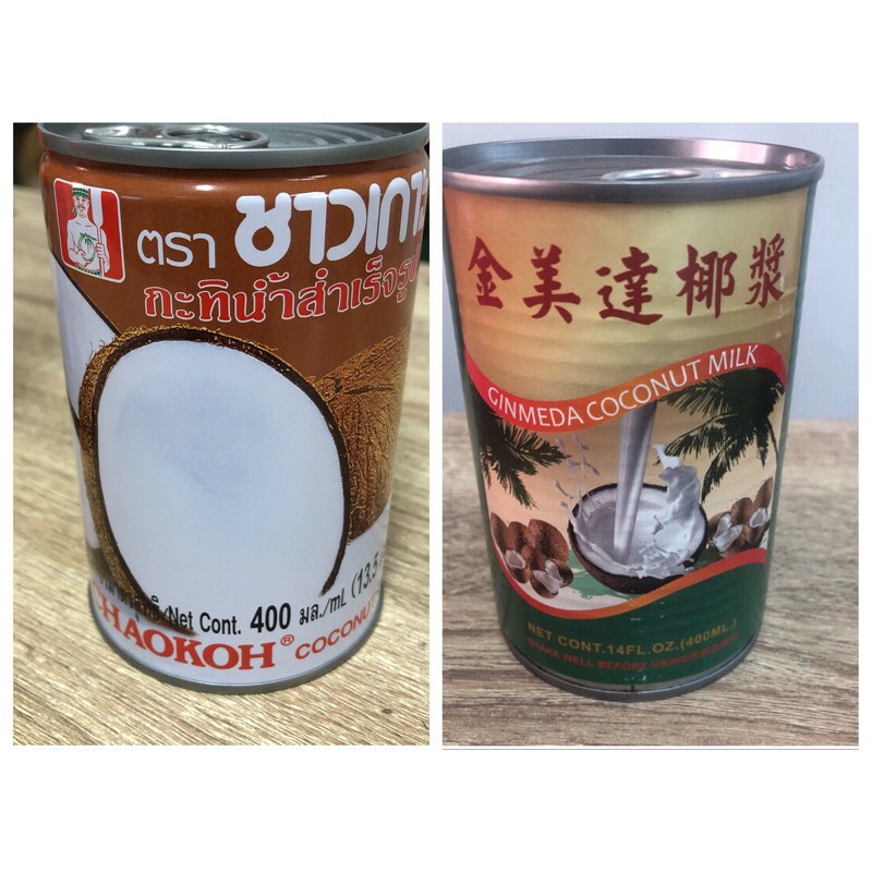 泰國CHAOKOH巧口椰奶 金美達椰漿 椰奶 西米露 甜點