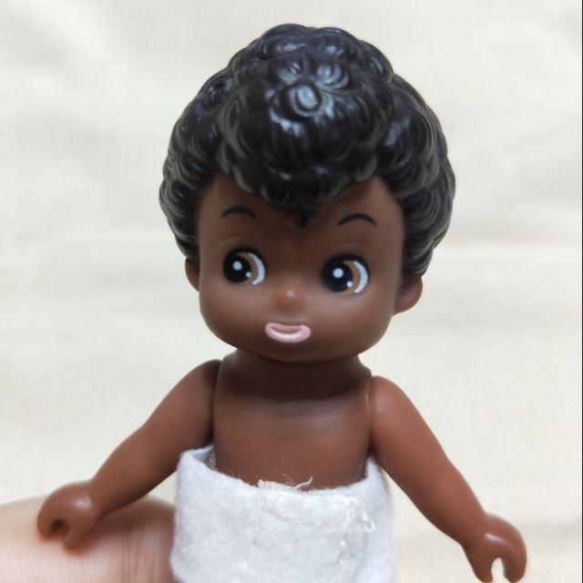 【二手】膠皮 古董娃娃 日製小黑人