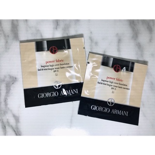 Giorgio Armani亞曼尼完美絲絨水慕斯粉底液防曬自然修飾潤色美化百貨專櫃正貨正品試用品試用包化妝彩妝保養時尚