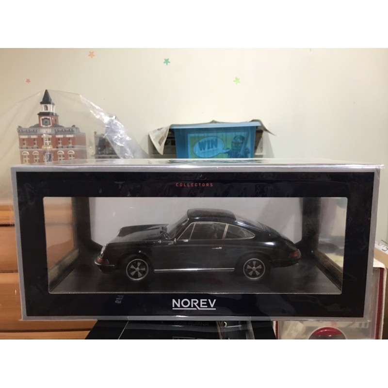 Norev 1/18 PORSCHE 911S Coupe grey grau McQueen 187635