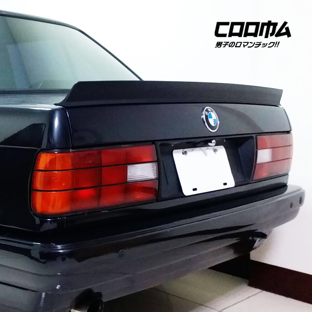 BMW 寶馬 3系列 E30 1982-1994 4門車 L款 後尾翼 PUF材質 後擾流 素材 後擾流