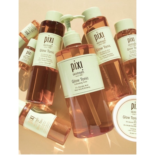 PIXI Glow Tonic 英國亮顏化妝水 去暗粒粉刺 夏天必備 溫和去角質 無酒精成分 精華液