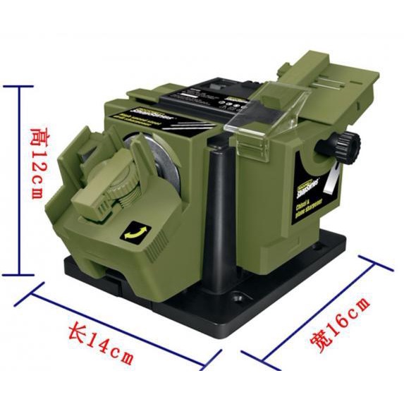 【日安】多功能磨刀機 萬用磨刀機 萬能磨刀機 磨鑽機 電動磨刀器剪刀 保證可磨4分鑽頭13MM
