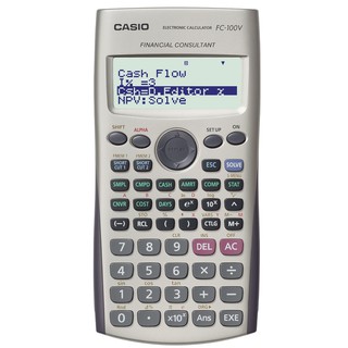 【奇異SHOPS】CASIO卡西歐 財務型計算機 FC-100V