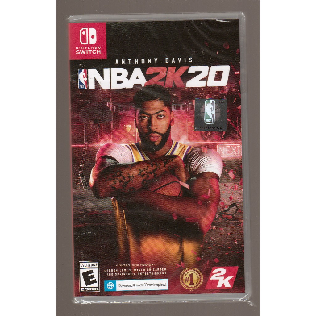 {瓜瓜皮}全新 NS Switch 遊戲 中文版 勁爆美國職籃 NBA 2K20(遊戲都有回收)