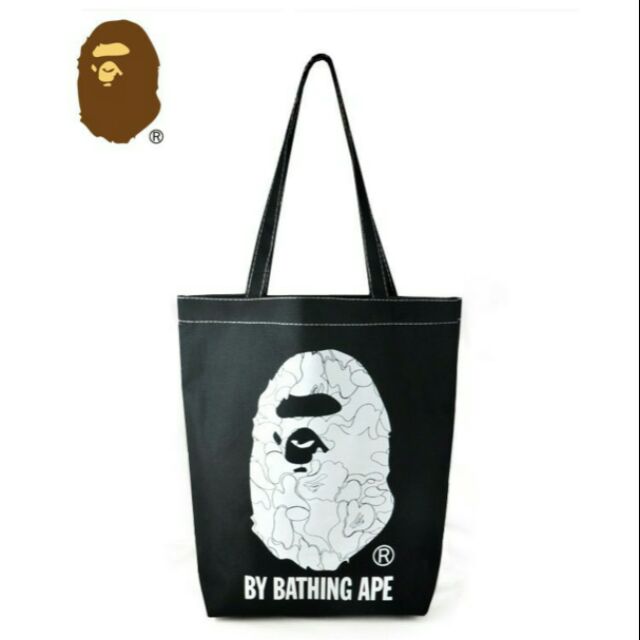 現貨 全新正版日本雜誌附錄ABATHING APE猿人logo潮牌個性托特包單肩包手提包