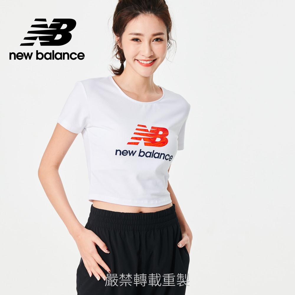 【New Balance】 NB 短袖上衣_女性_白色_WT23560WT