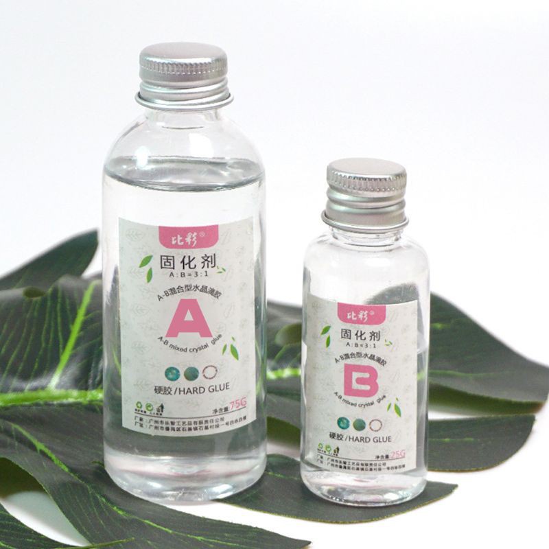 Uu San 一套环氧树脂胶水晶膠樹脂胶diy 现货热卖 蝦皮購物