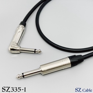 臺製 手工線 6.3音源線 直角 彎頭 L型 TS 單音 短導線 吉他導線 貝斯 麥克風線 監聽喇叭線 效果器
