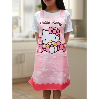 kitty 圍裙🎀正版三麗鷗 凱蒂貓 工作圍裙 廚房圍裙