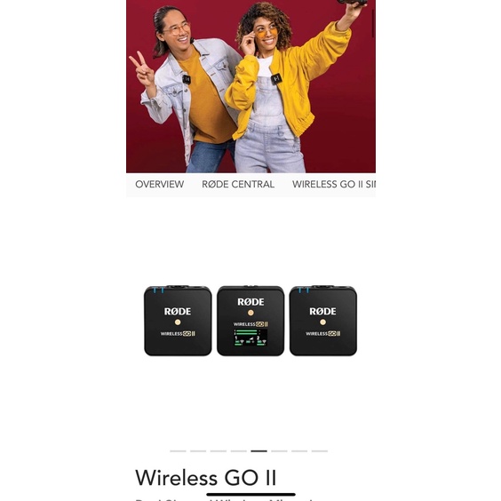 ➪Pixie台灣現貨➪含稅附發票 全新原廠公司貨 Rode Wireless me GO ii 2 二代無線麥Vlog