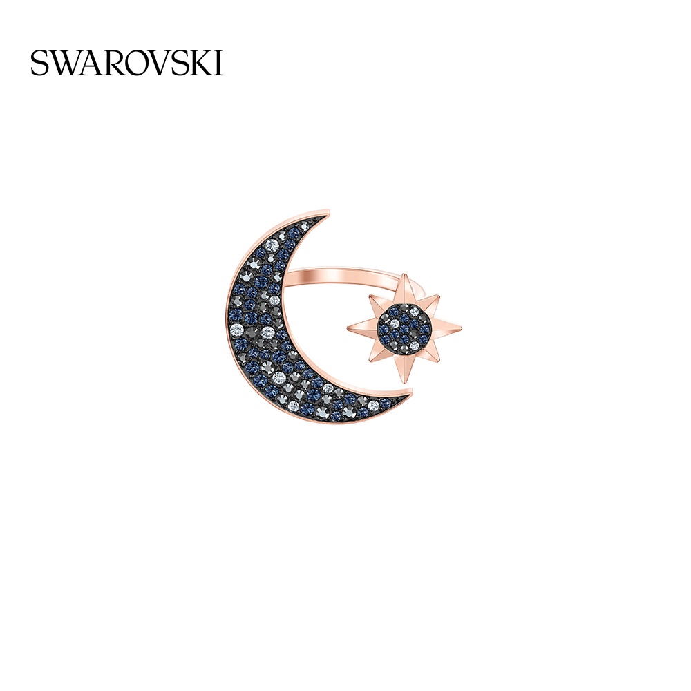施華洛世奇 SWAROVSKI SYMBOL 星月造型 女戒指首飾禮物EFA NQqc