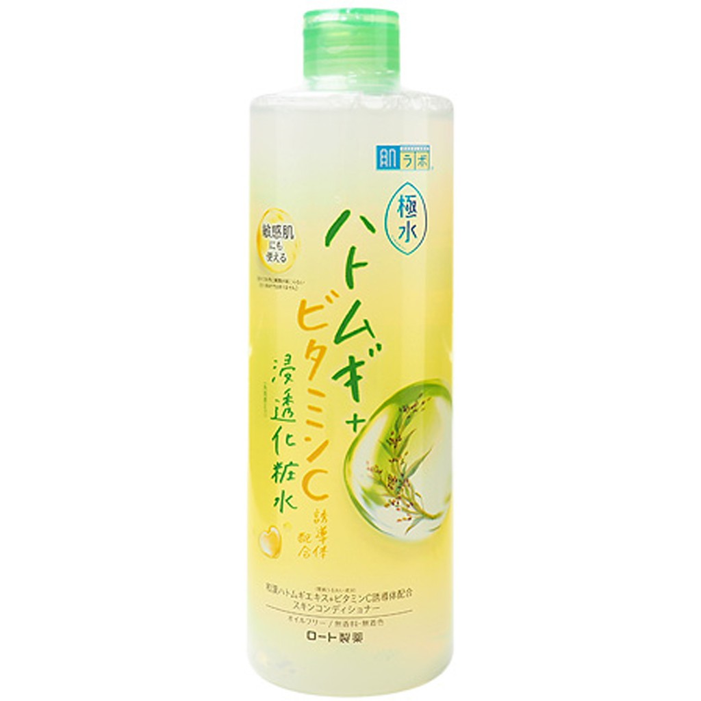 ROHTO肌研 極水薏仁維他命C化粧水400ml【小三美日】D146147