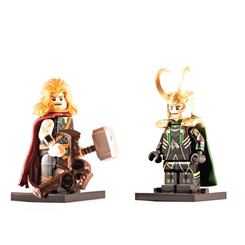 【Lego】第三方 樂高 全新 Marvel 漫威 復仇者聯盟 雷神索爾&amp;洛基 BF Brothers Figure