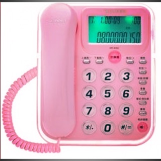 旺德 WONDER （WD-9002)來電顯示桌上型電話～顏色隨機發貨～
